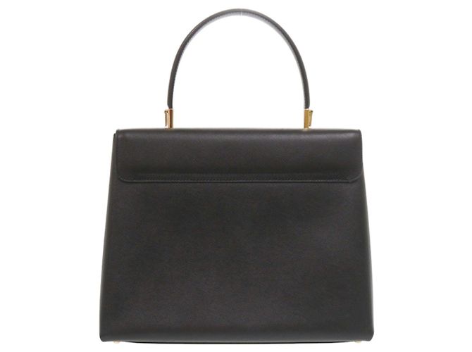 Borsa a mano in pelle 2-Way Gancini Salvatore Ferragamo Nero - vista 3