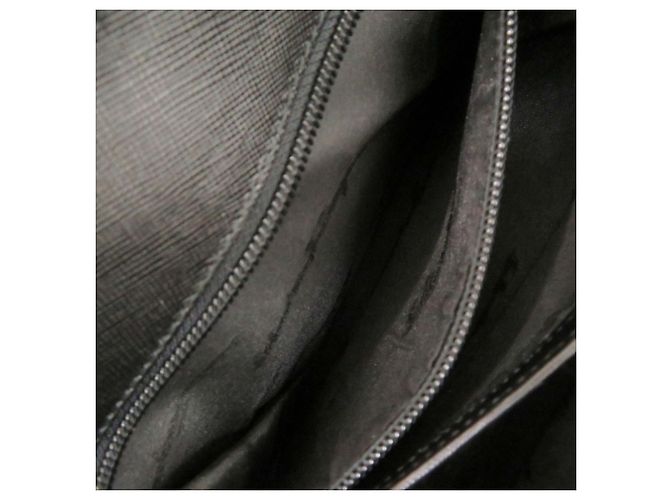 Borsa a mano in pelle 2-Way Gancini Salvatore Ferragamo Nero - vista 7