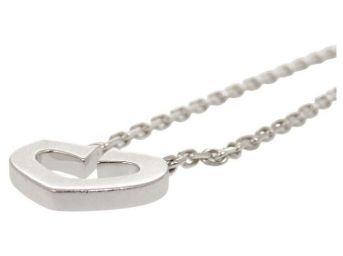 Collana Cartier C Heart 18KWG in oro bianco e diamanti D'oro - vista 9
