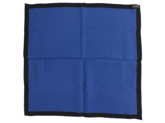 Hermès Foulard Hermes Carre 45 Petit C'est La Fete Nero Blu - vista 3