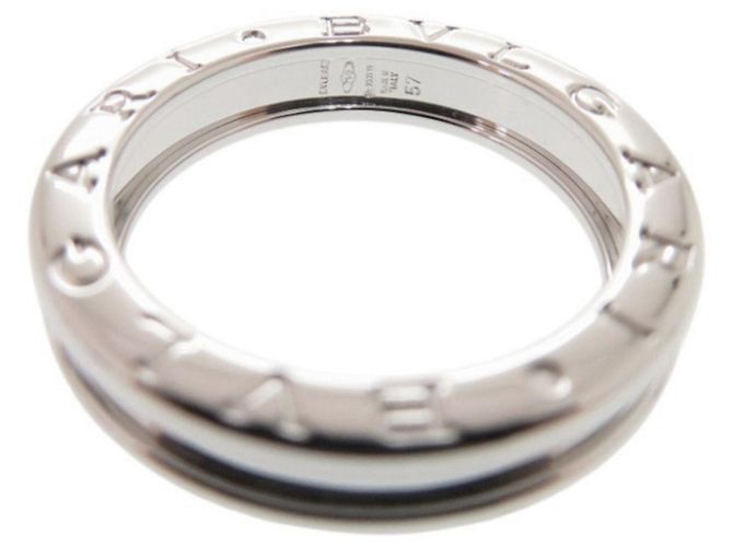 Bulgari Anello Bvlgari B.zero1 in oro bianco D'oro - vista 5