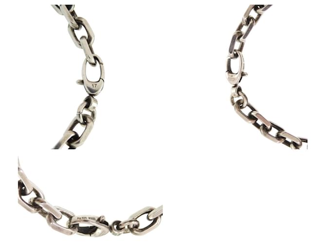 Bracciale con ciondolo Interlocking Chain Gucci Argento - vista 4