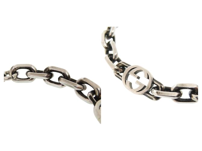 Bracciale con ciondolo Interlocking Chain Gucci Argento - vista 5