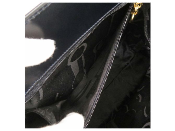 Borsa a mano in pelle 2-Way Salvatore Ferragamo Vara Ribbon Blu navy - vista 7
