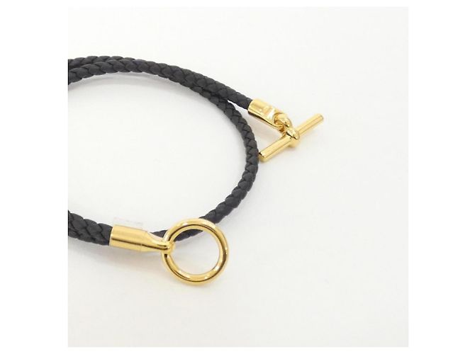Bracciale Charm Glenan Double Tour Hermès Nero - vista 3