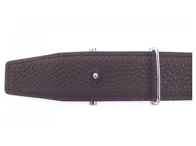 Hermès Hermes Hisseo 32mm Wendelgürtel Braun Schwarz - Ansicht 3