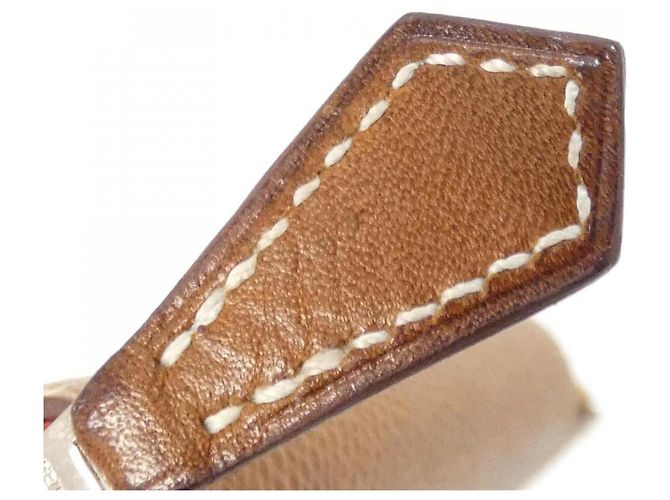 Hermès Cartera compacta de seda Hermes Fantaisie Botanique Castaño Rosa Dorado - vista 5