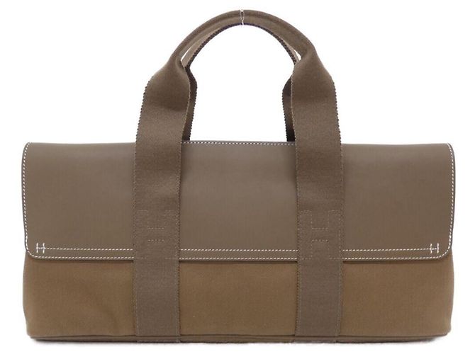Hermès Borsa Hermes Valparaiso Long MM Taupe - vista 2