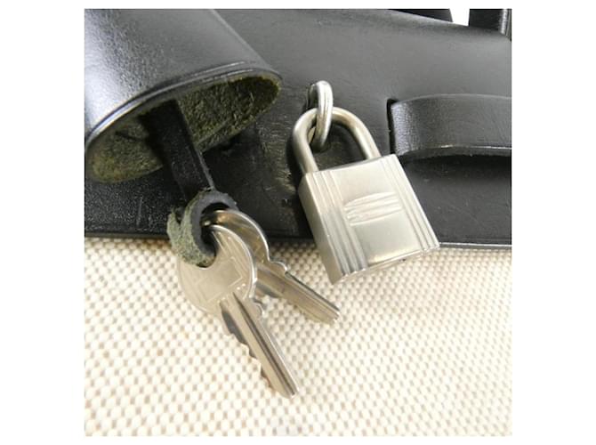 Hermès Borsa Hermes Herbag PM 034409CB Nero - vista 5