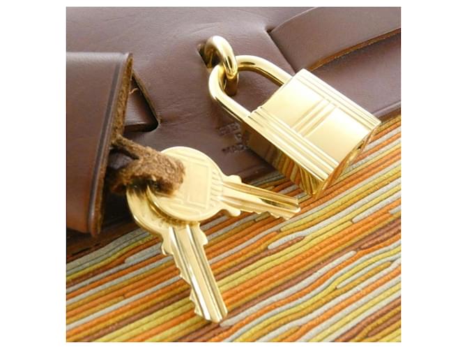 Hermès Borsa Hermes Herbag PM Marrone - vista 5