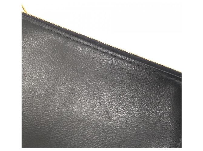 Hermès Borsa a mano pochette Hermes Zip Ango Chaine d'Ancre PM Nero - vista 5