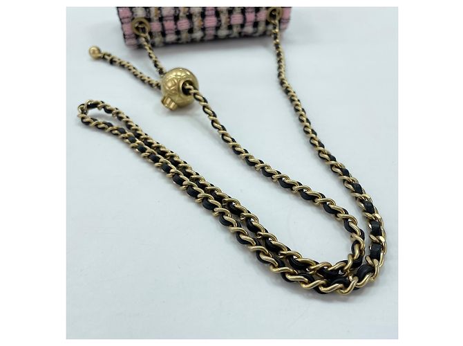 Borsa a tracolla Chanel Mini Matelassé Rosa - vista 10