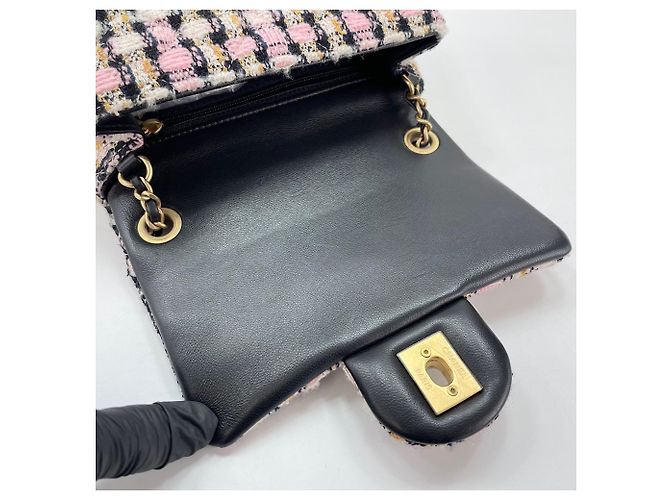 Borsa a tracolla Chanel Mini Matelassé Rosa - vista 11