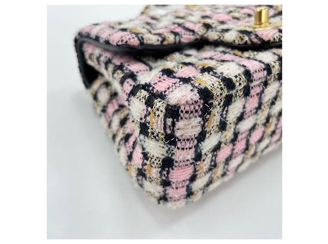 Borsa a tracolla Chanel Mini Matelassé Rosa - vista 8