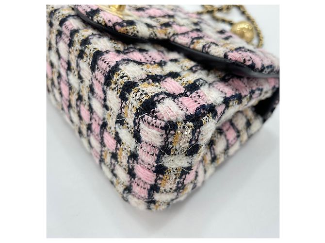 Borsa a tracolla Chanel Mini Matelassé Rosa - vista 9
