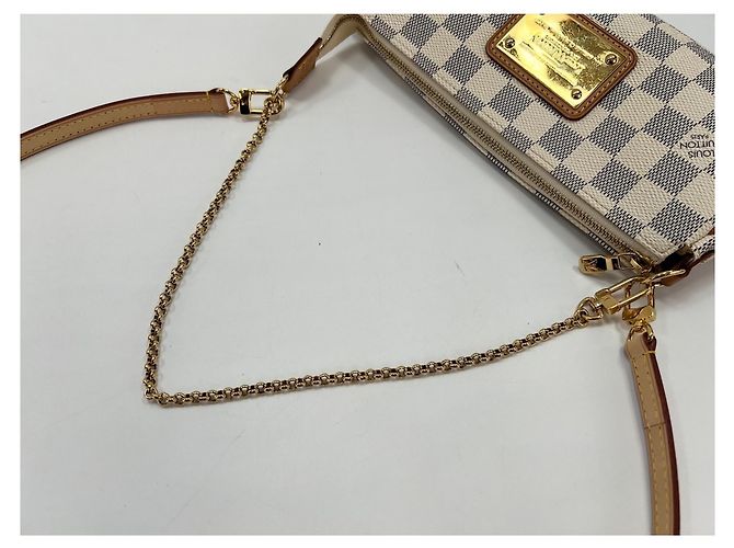 Borsa a tracolla Louis Vuitton Eva, White Bianco - vista 10