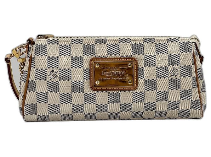 Borsa a tracolla Louis Vuitton Eva, White Bianco - vista 2