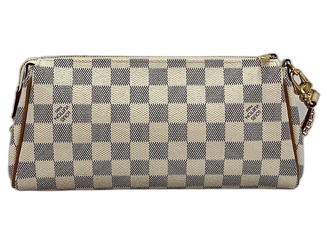 Borsa a tracolla Louis Vuitton Eva, White Bianco - vista 3