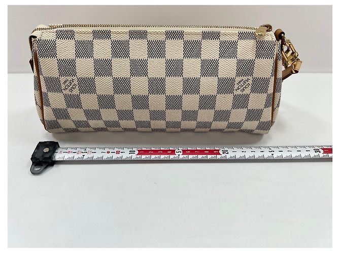 Borsa a tracolla Louis Vuitton Eva, White Bianco - vista 4