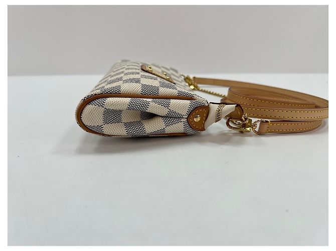 Borsa a tracolla Louis Vuitton Eva, White Bianco - vista 5
