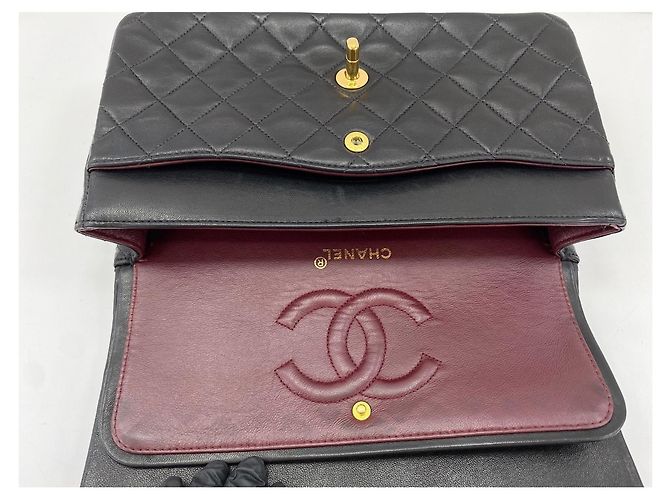 Borsa a tracolla Chanel Matelassé Nero - vista 11