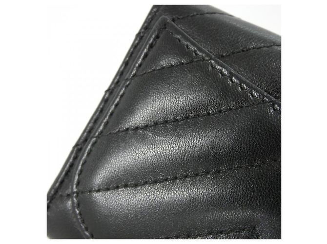 Chanel Timeless Classic Line Coin Case Negro - vista 6