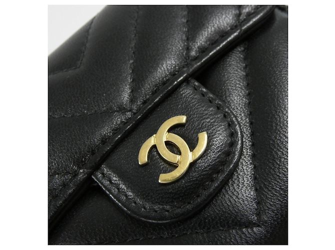 Chanel Timeless Classic Line Coin Case Negro - vista 7