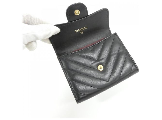 Chanel Timeless Classic Line Coin Case Negro - vista 8