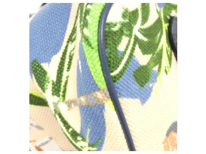 Borsa Louis Vuitton Aiol Cabas GM Beige Blu chiaro - vista 3