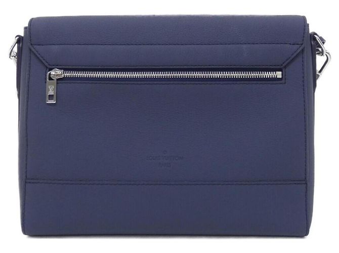 Borsa a tracolla Louis Vuitton LV Aerogram Takeoff Messenger Blu - vista 2