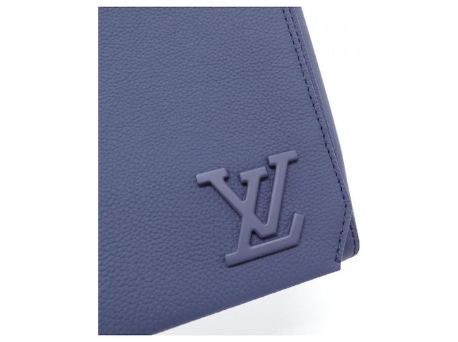 Borsa a tracolla Louis Vuitton LV Aerogram Takeoff Messenger Blu - vista 6