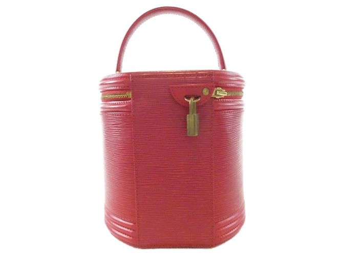 Sac à main Louis Vuitton Epi Cannes Rouge - vue 2