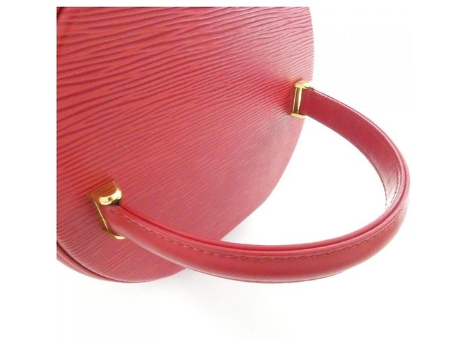 Sac à main Louis Vuitton Epi Cannes Rouge - vue 6