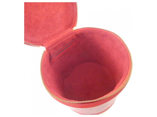 Sac à main Louis Vuitton Epi Cannes Rouge - vue 8