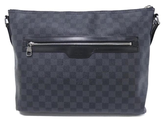 Louis Vuitton Damier Graphite Mick MM Schultertasche Anthrazitgrau Damier ebene - Ansicht 2