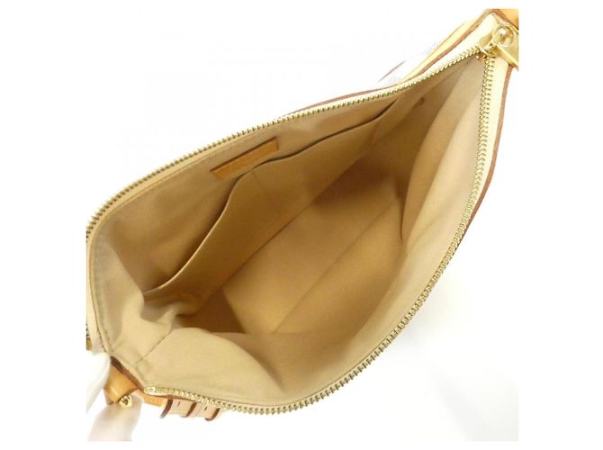 Borsa a tracolla Louis Vuitton Damier Azur Siracusa PM Bianco Blu - vista 8