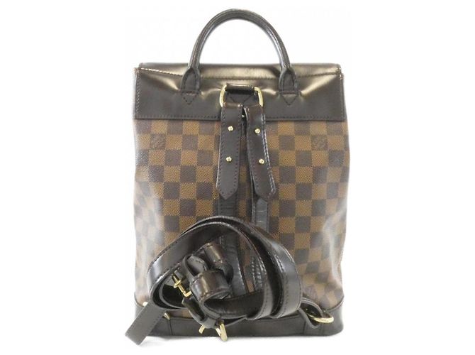 Zaino Louis Vuitton Damier Soho Marrone - vista 2