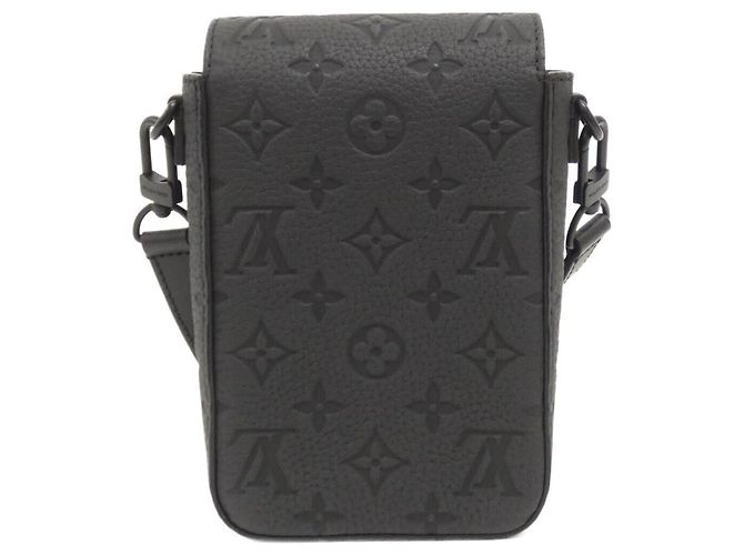 Portafoglio Verticale Louis Vuitton Taurillon Monogram S-Lock Nero - vista 2