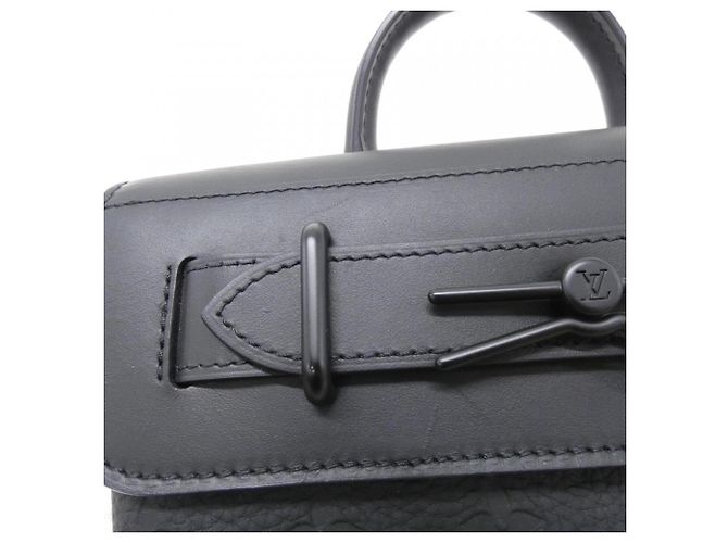 Louis Vuitton Taurillon Monogram Steamer PM Handtasche Schwarz - Ansicht 5
