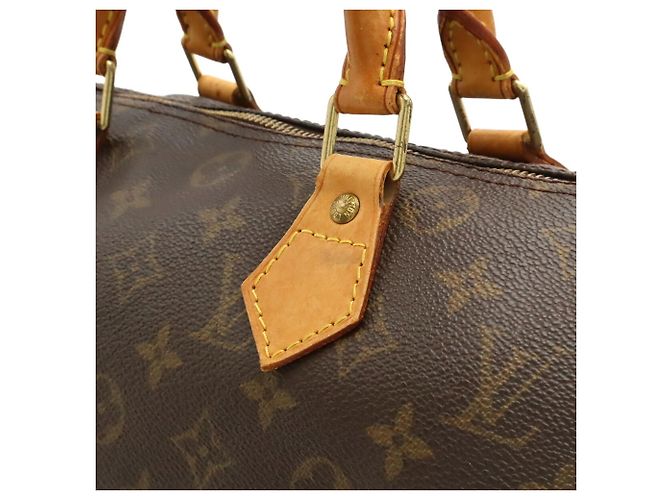 Bolsa Louis Vuitton Monogram Speedy 30 Marrom Monograma - vista 9