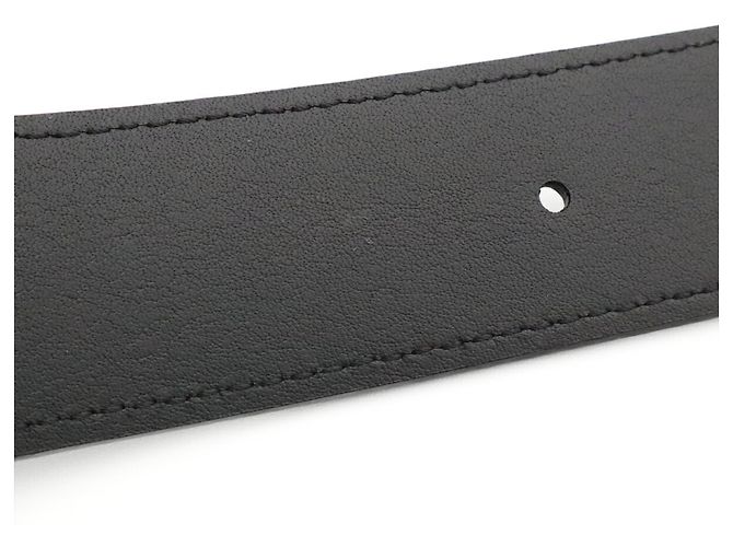 Cintura Louis Vuitton in pelle Epi Nero - vista 6