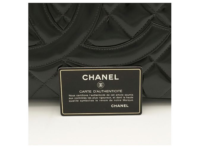 Borsa Tote Chanel Matelassé Coco Mark Reissue Nero - vista 10