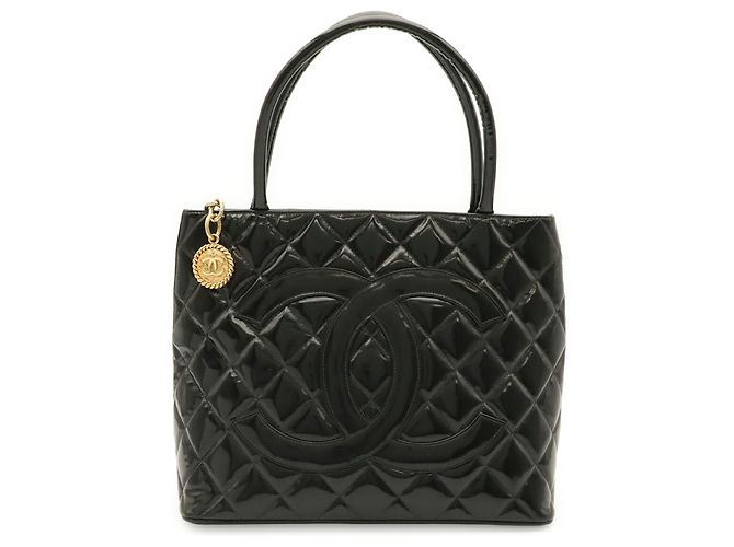 Borsa Tote Chanel Matelassé Coco Mark Reissue Nero - vista 2