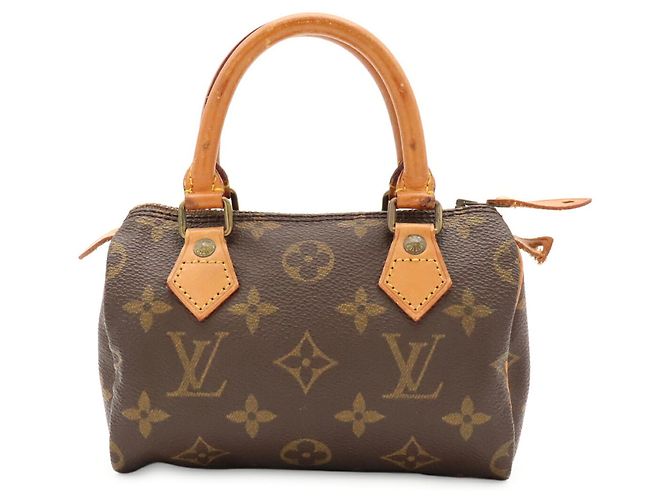 Borsa a mano Louis Vuitton Monogram Mini Speedy Marrone Monogramma - vista 2