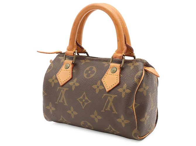 Borsa a mano Louis Vuitton Monogram Mini Speedy Marrone Monogramma - vista 3