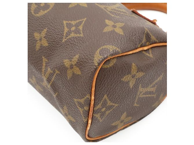 Borsa a mano Louis Vuitton Monogram Mini Speedy Marrone Monogramma - vista 4