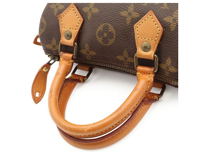 Borsa a mano Louis Vuitton Monogram Mini Speedy Marrone Monogramma - vista 5