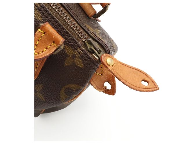 Borsa a mano Louis Vuitton Monogram Mini Speedy Marrone Monogramma - vista 6