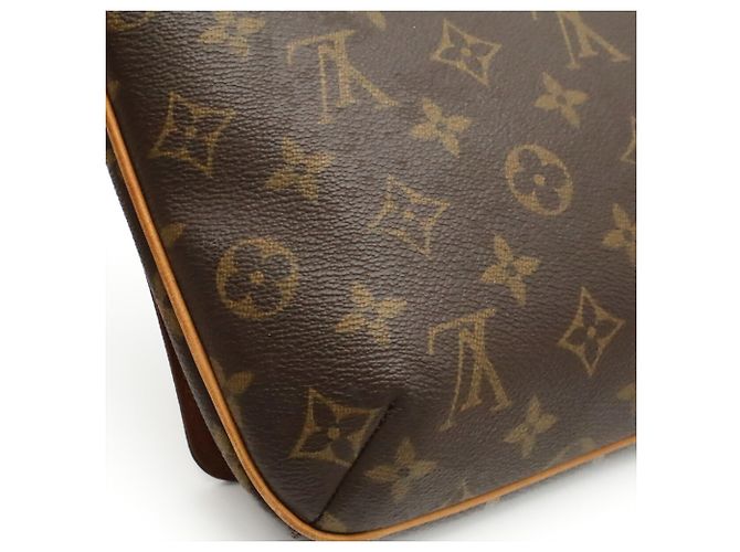 Borsa a tracolla lunga Louis Vuitton Monogram Musette Tango Marrone Monogramma - vista 10