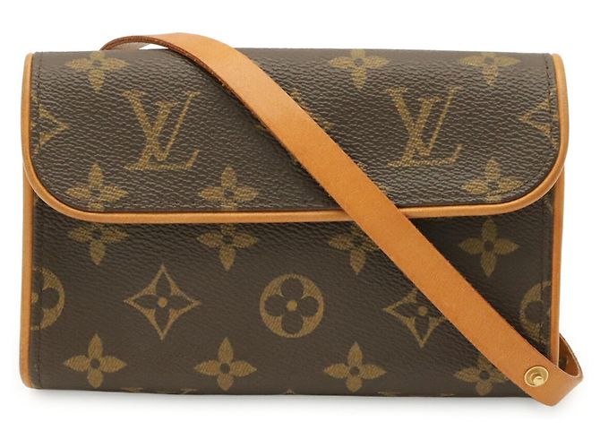 Louis Vuitton Monogram Pochette Florentine Waist Pouch Marrone - vista 2